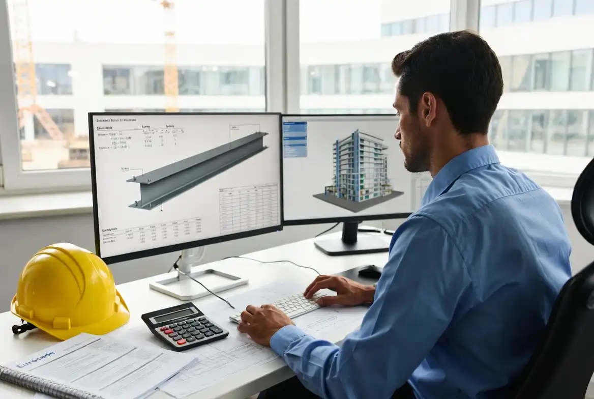 Calcul de structure aux Eurocodes sur un projet de bâtiment