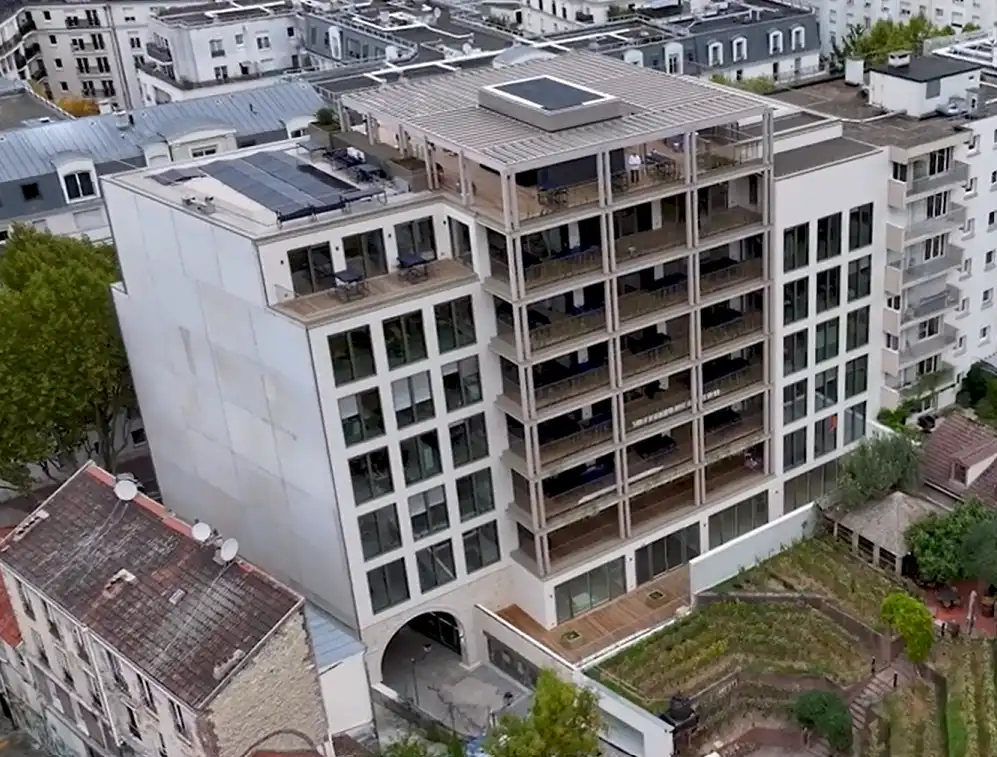 Immeuble de bureaux étudié par SM Ingénierie & Conseil