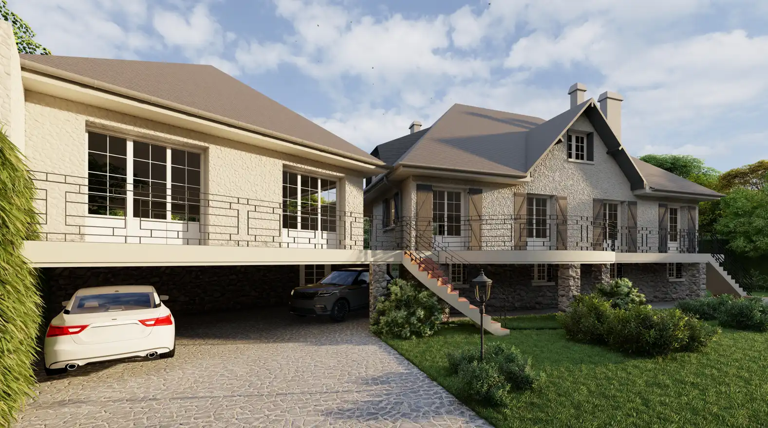 Structure d’une maison individuelle en construction — expertises SM Ingénierie & Conseil